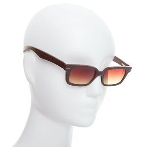 Gold & Wood Wood Ombre Lens Spring Sunglasses